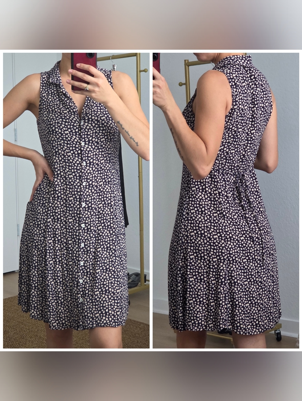 Mango Casual Shirt Dress, Small